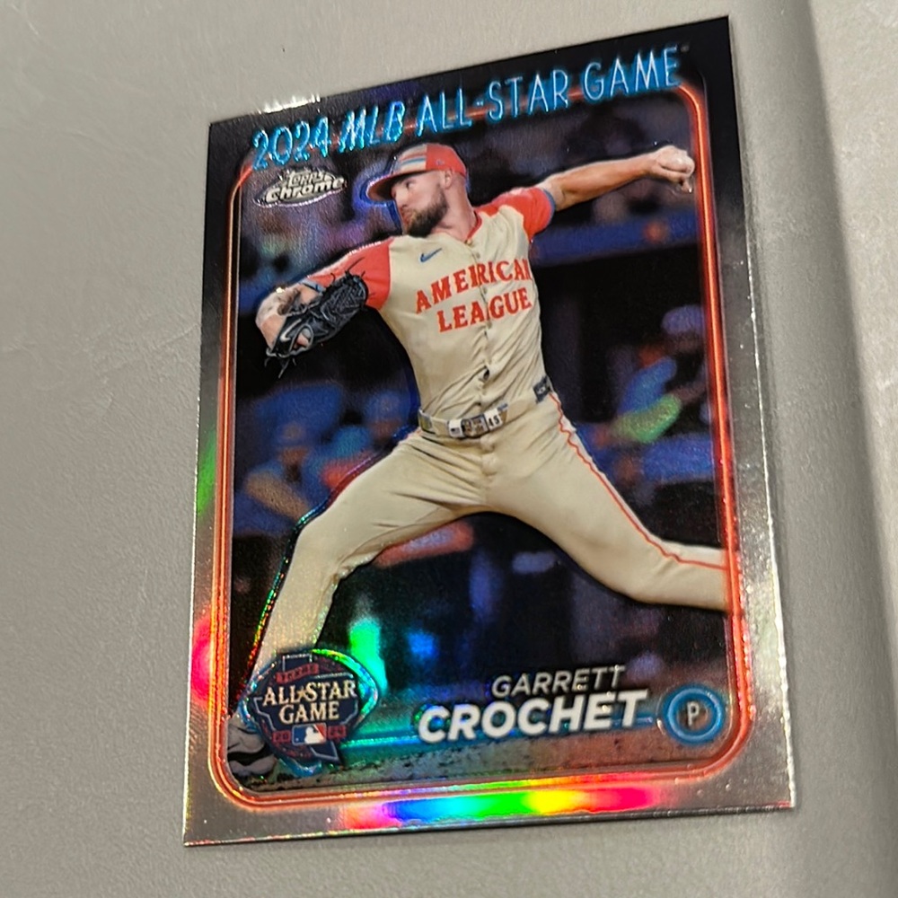 Topps 2024 MLB All-Star Game Card with Silver and Multicolor Accents